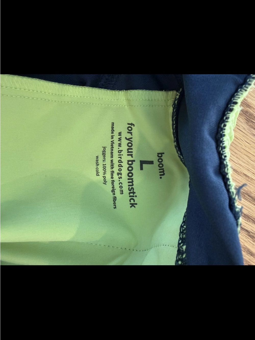 Birddogs Navy Performance Joggers with Drawstring - Picture 6 of 6